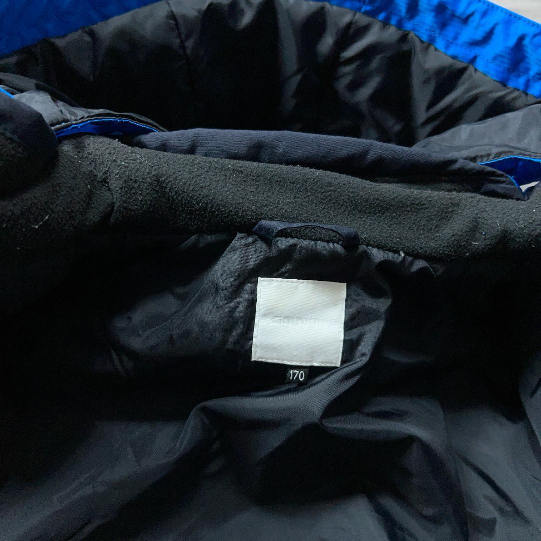 スウェーデン代表モデル★ GOLDWIN サイドフルオープン スキーウェア 青