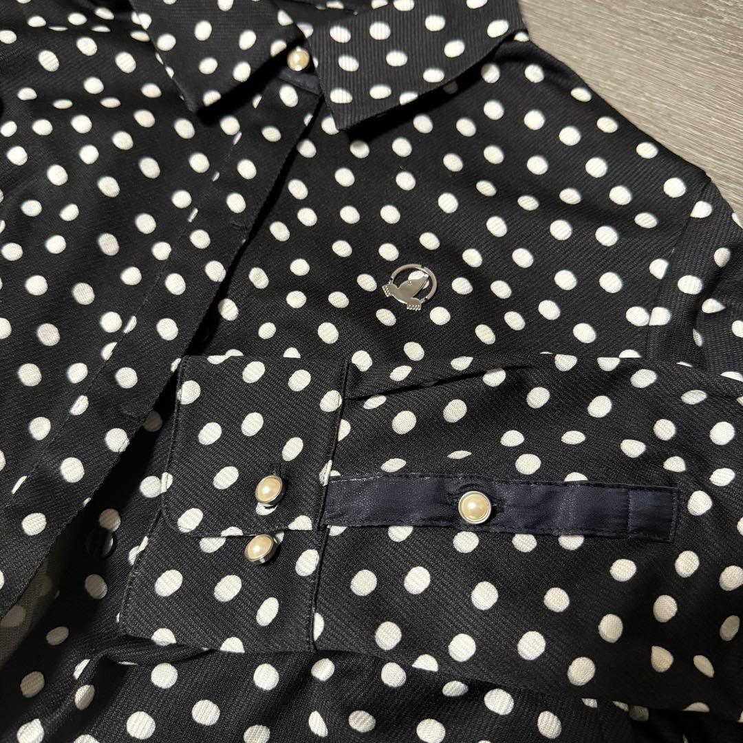 試着のみ　本間ゴルフ HONMA レディースゴルフウェア トップス 襟付きシャツ