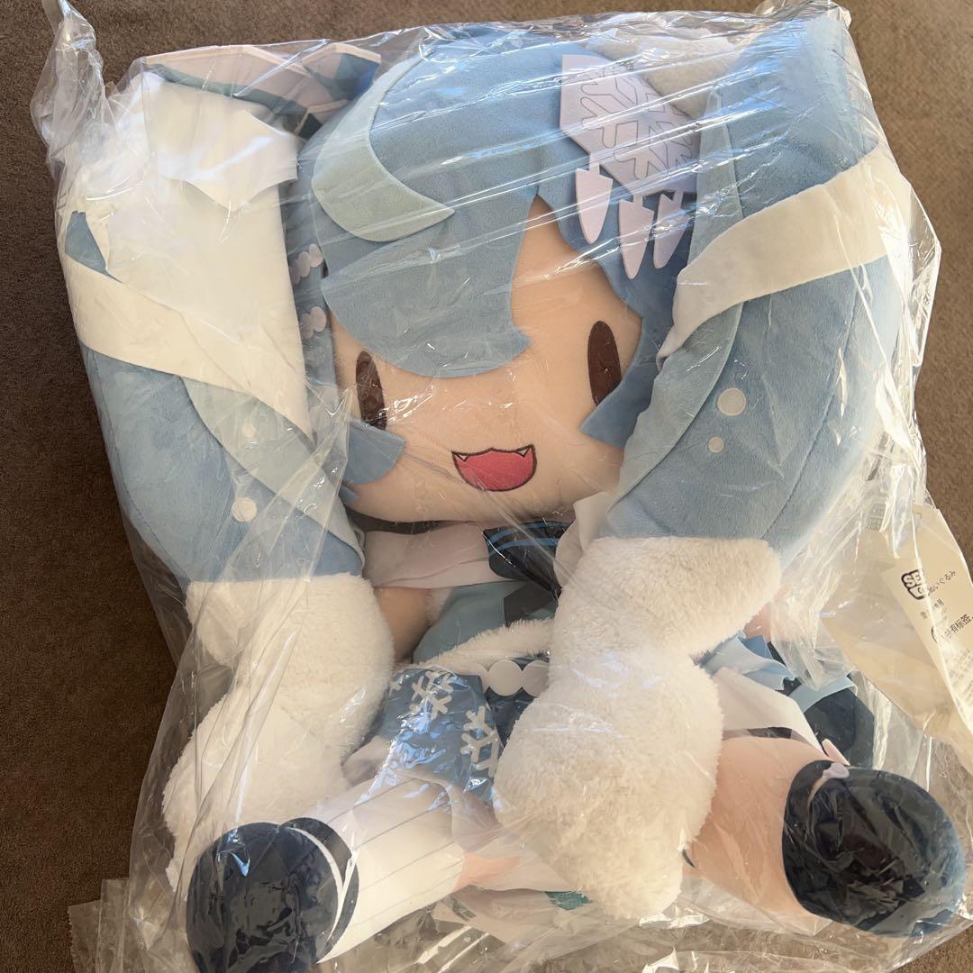 雪ミク2025ふわぷちどでかジャンボぬいぐるみ 初音ミク