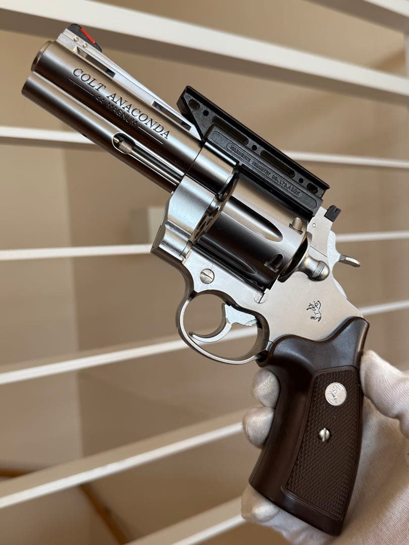 マルシン コルト アナコンダ マウントベース付き シルバー ガスガン リボルバー