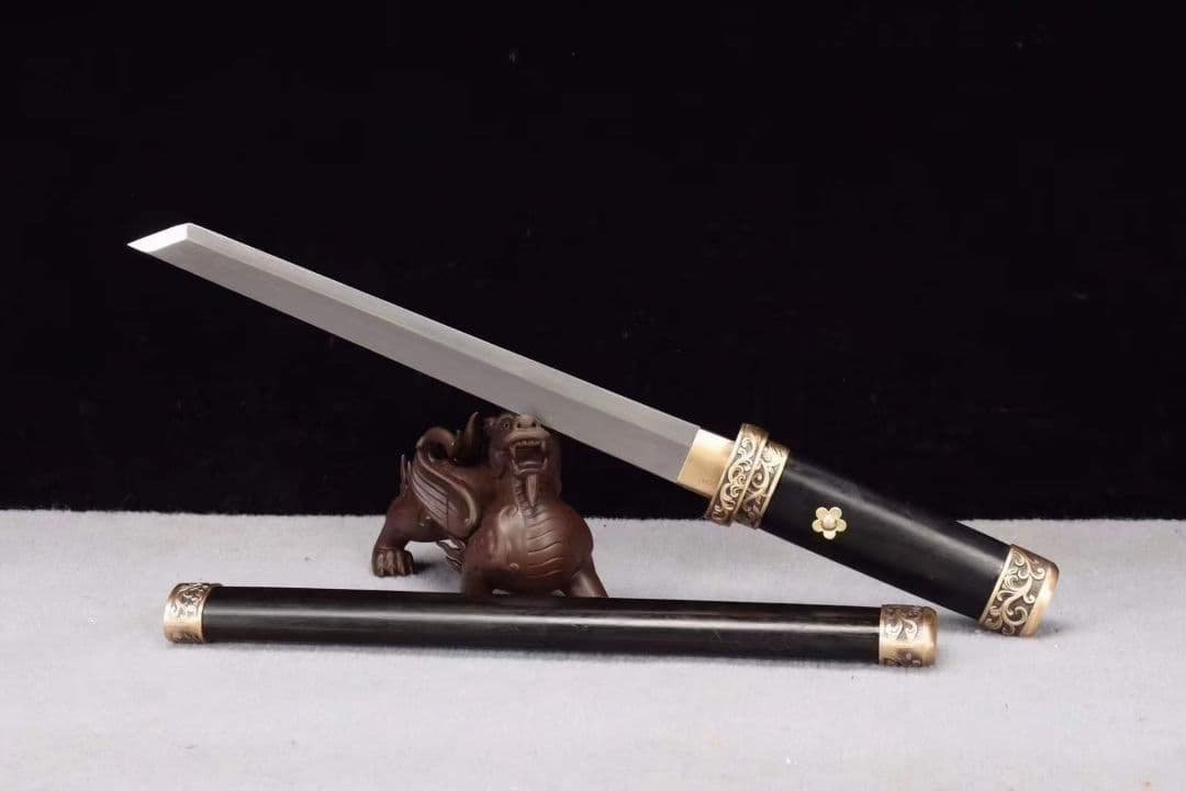 〖短款夢欣唐刀〗古兵器 武具　刀装具　日本刀　模造刀 居合刀  短刀