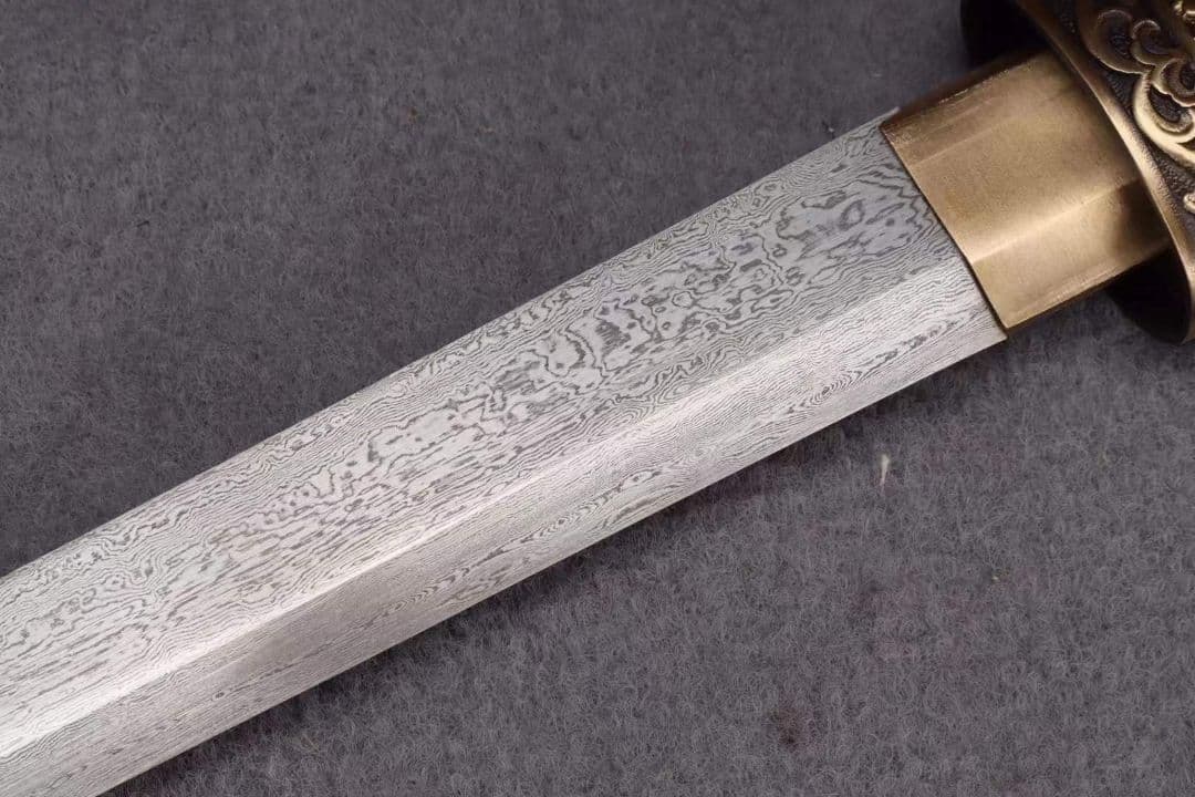 〖短款夢欣唐刀〗古兵器 武具　刀装具　日本刀　模造刀 居合刀  短刀