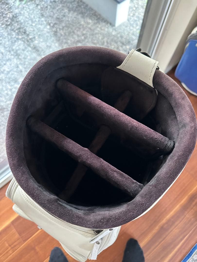 Vessel ホワイト キャディバッグ