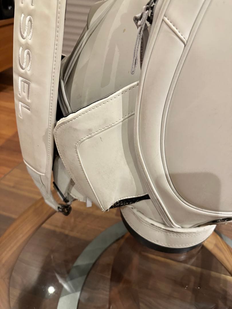 Vessel ホワイト キャディバッグ