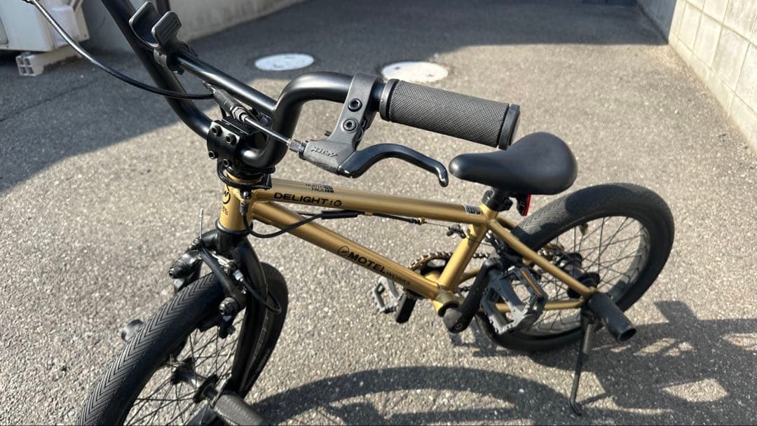 キッズ BMX自転車 子供 ゴールド 16インチ MOTEL WORKS