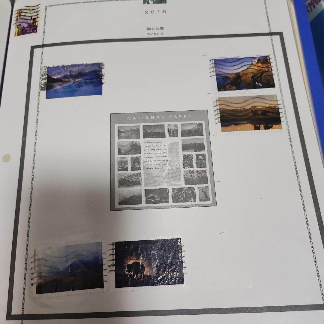 ポンジさん、アメリカ　使用済み切手8冊と二冊追加