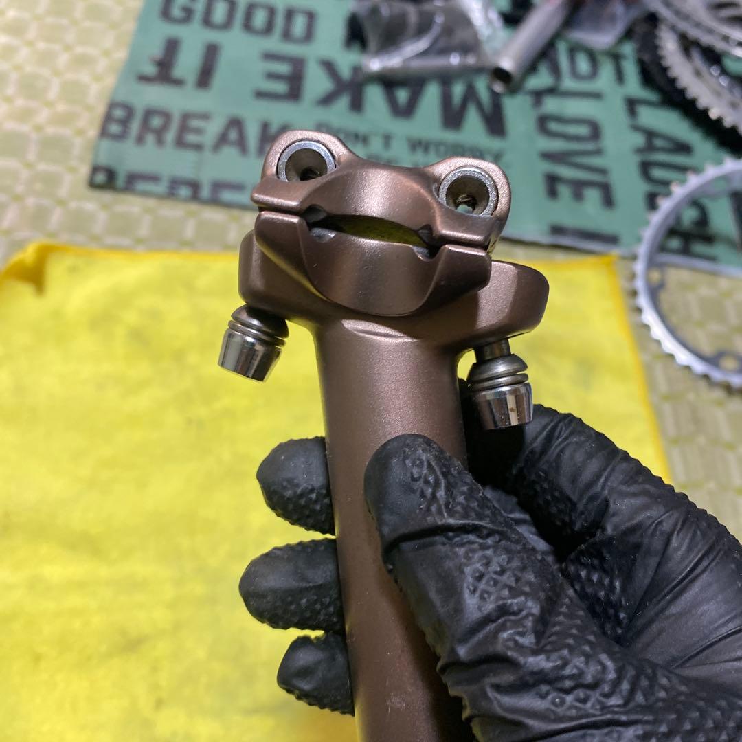 nitto sim works シムワークス　シートポスト　ブラウン　ピスト