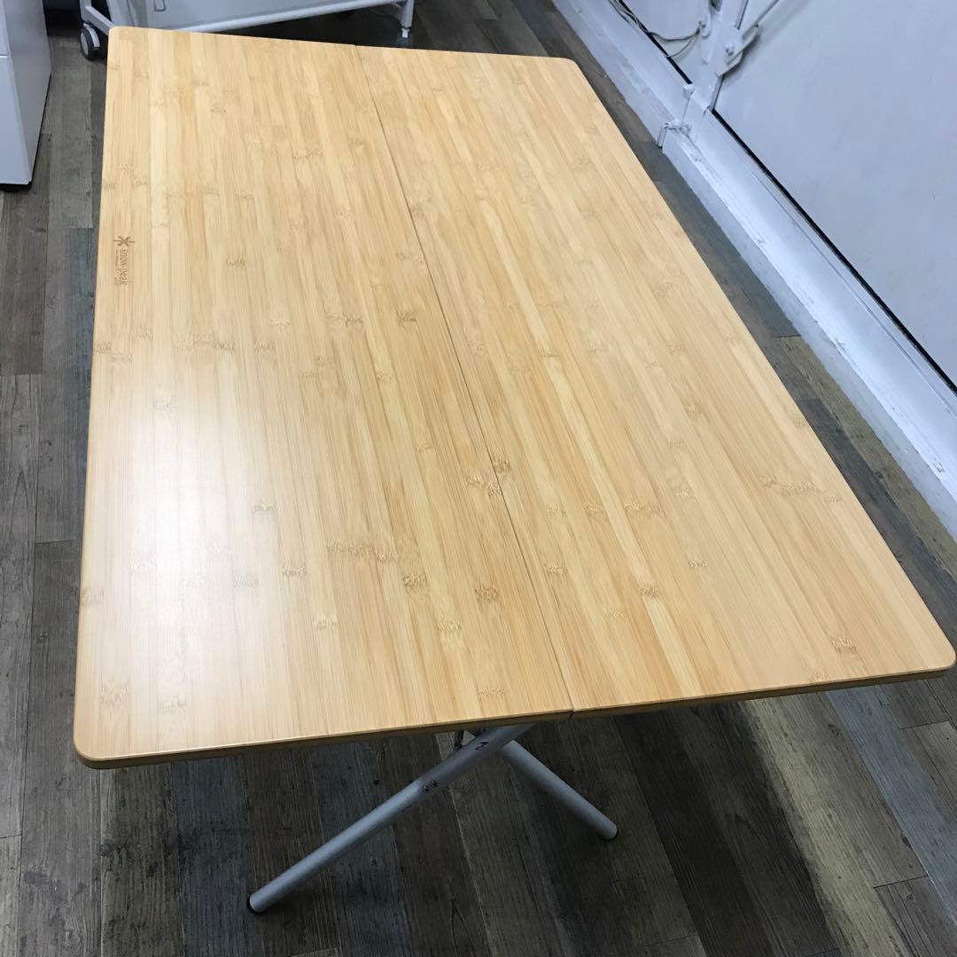 スノーピーク　ワンアクションテーブルロング　竹　 peak