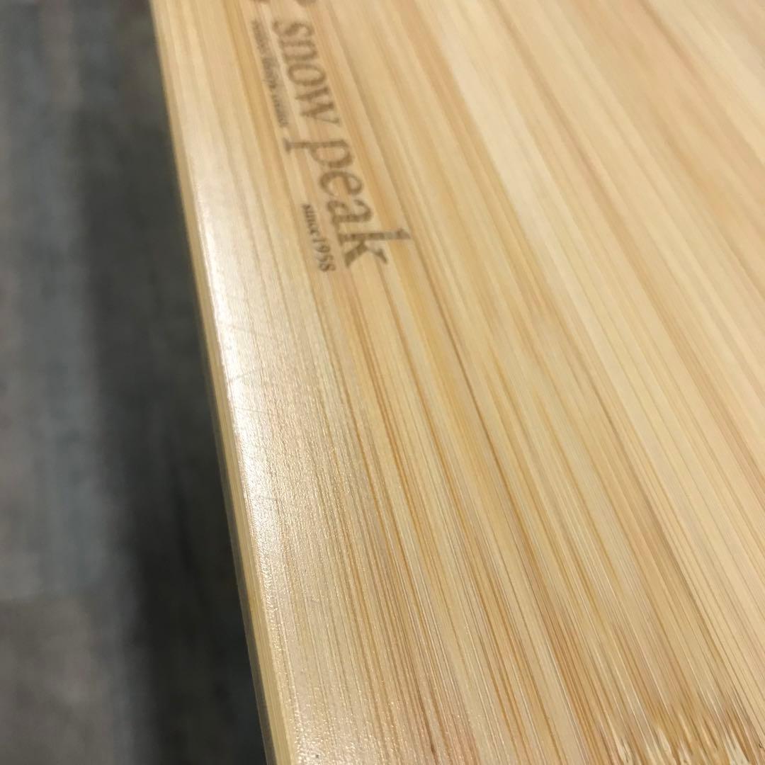 スノーピーク　ワンアクションテーブルロング　竹　 peak