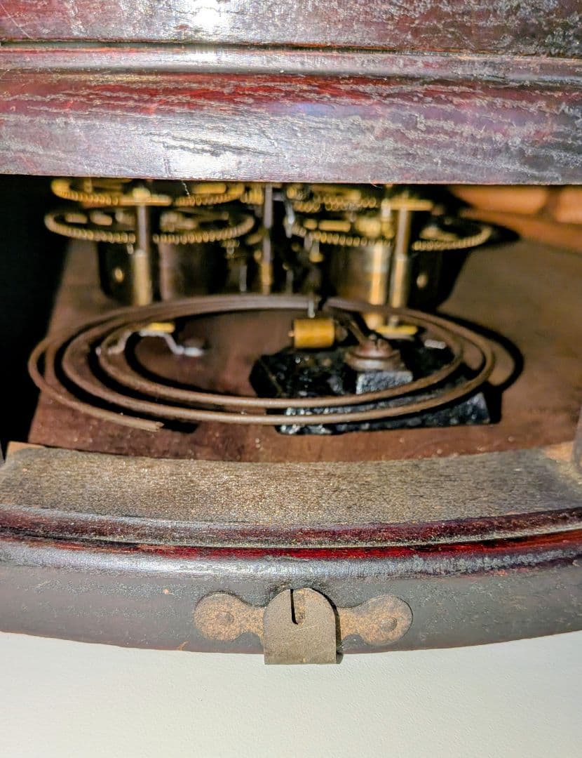 ボンボン時計骨董品古美術アンティーク昭和レトロ丸型SATOTRADEMARK戦前