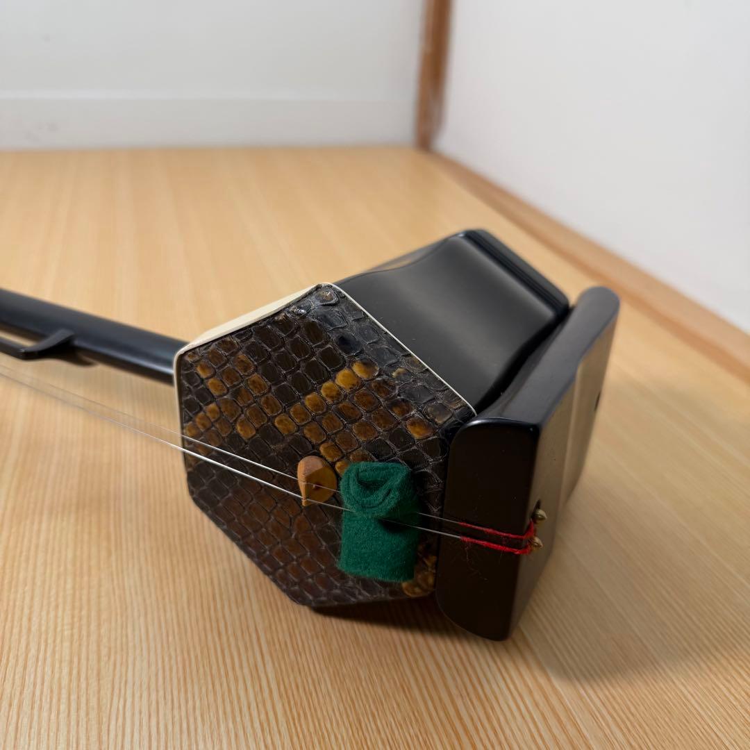 極上品　天華楽器　天華之韻　二胡　黒檀六角形