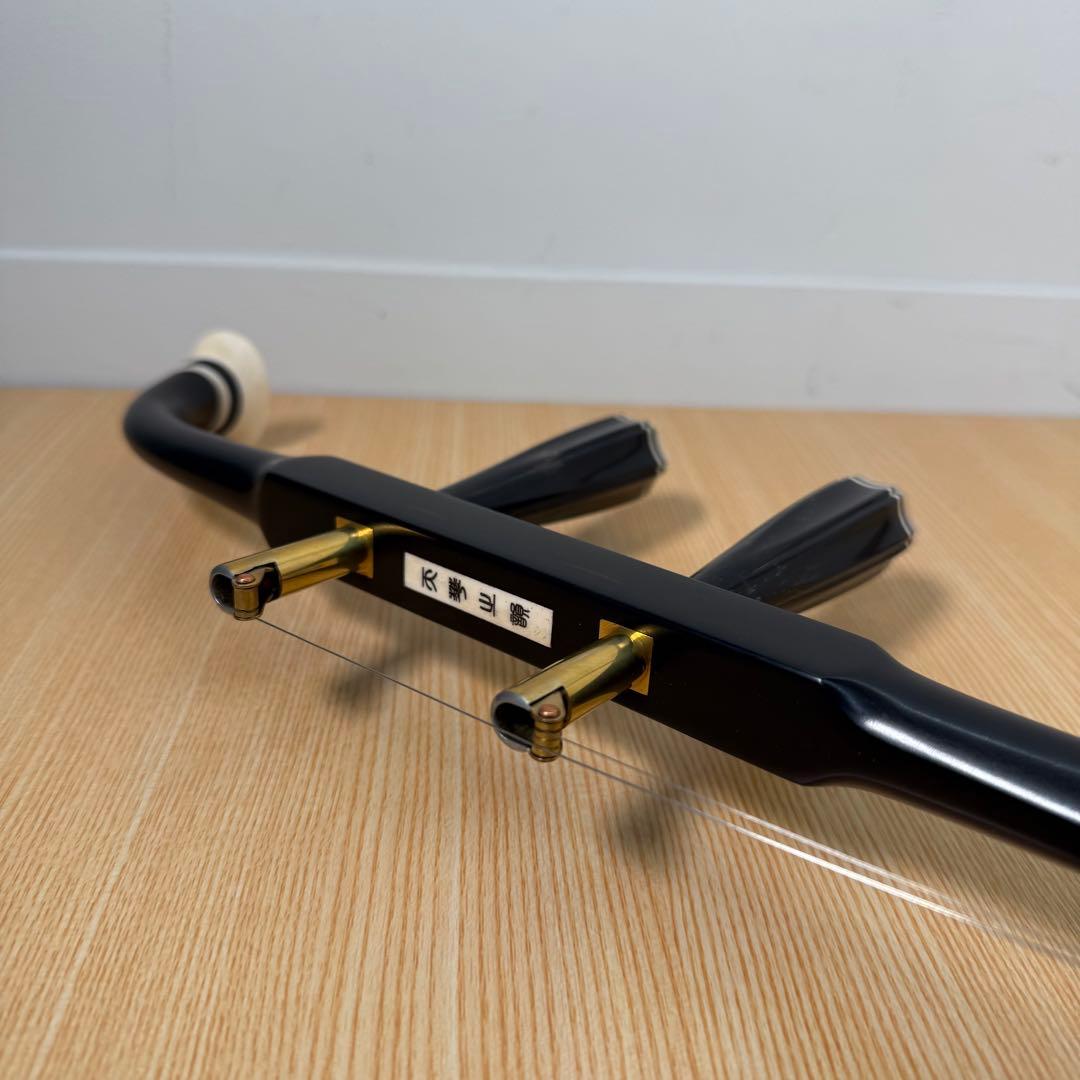 極上品　天華楽器　天華之韻　二胡　黒檀六角形