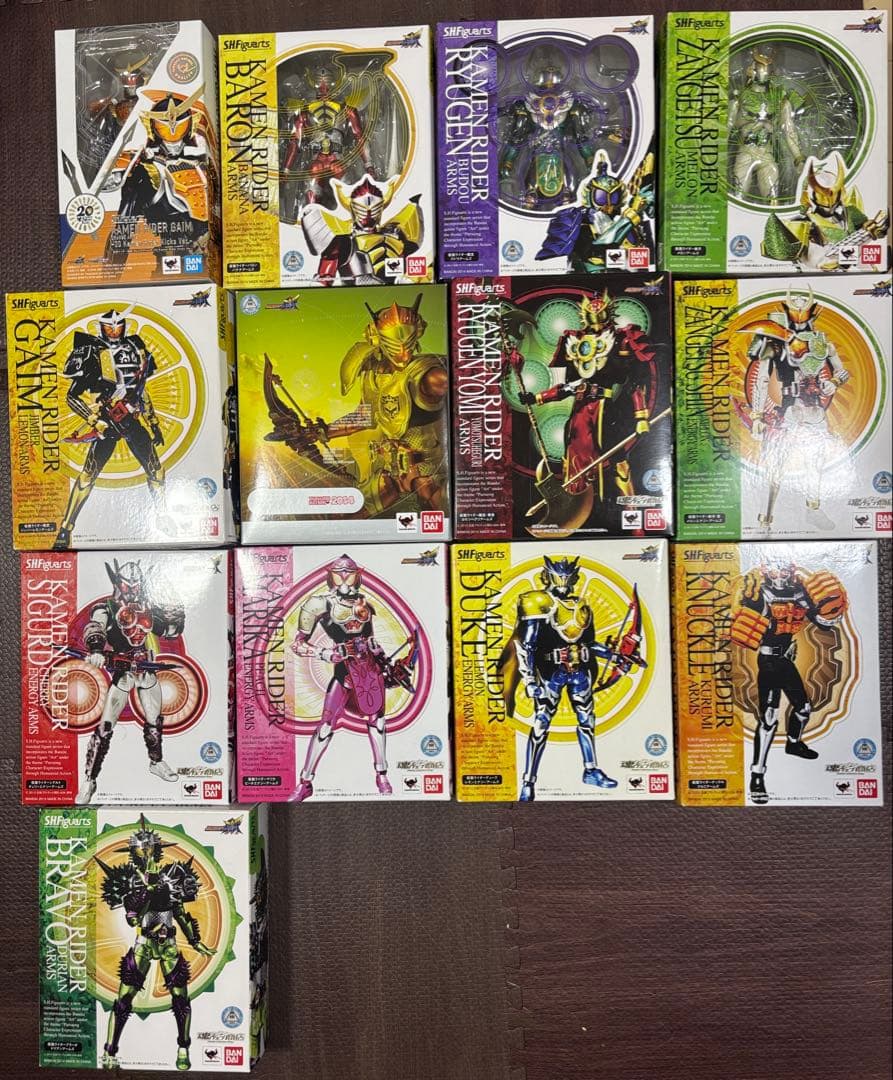 S.H.Figuarts 仮面ライダー鎧武 13体セット