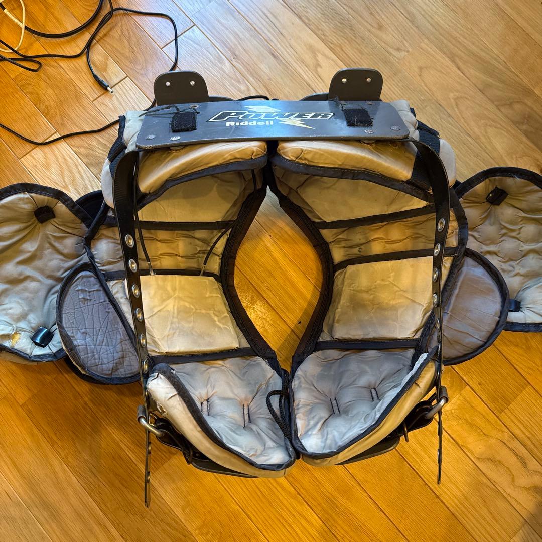 【セット】Riddell ショルダーパッド ヘルメット Mサイズ アメフト