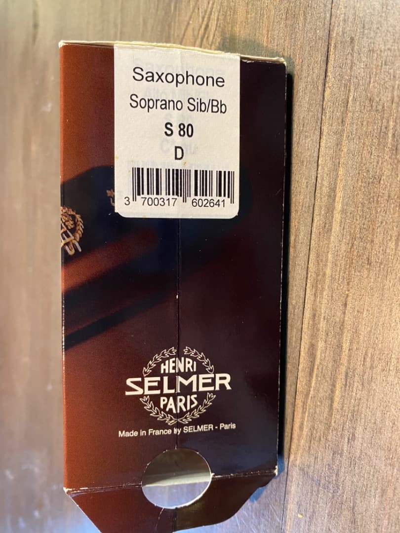 セルマー ソプラノサックスマウスピース S80 D ケース付き