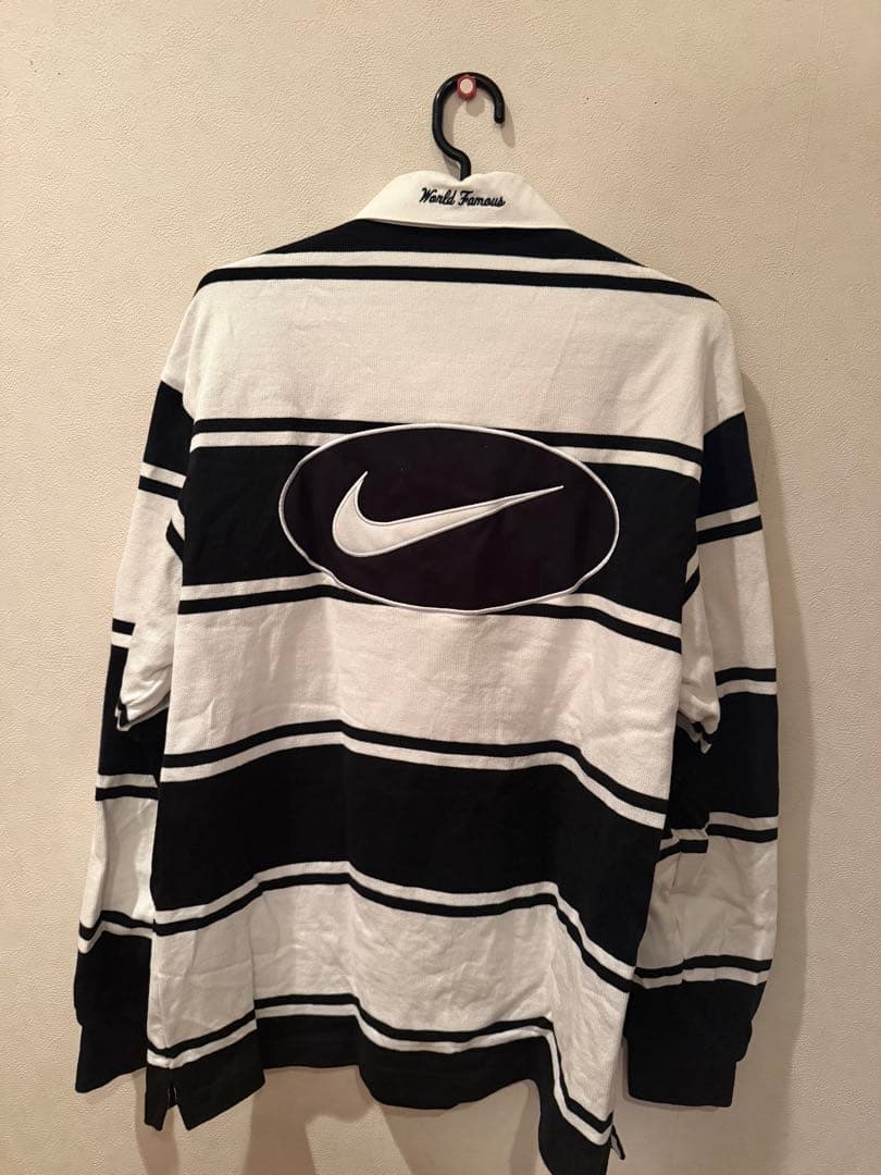ウェア Supreme x Nike Stripe Rugby Black 25SS
