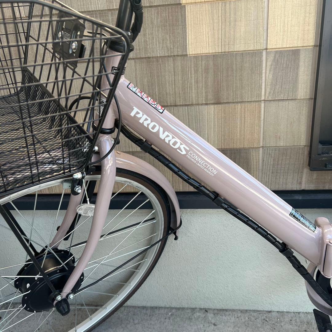 使用数回！PROVROS 折りたたみ 電動アシスト自転車 26インチ シマノ
