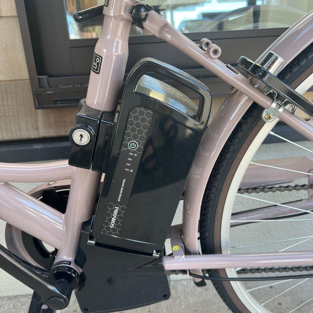 使用数回！PROVROS 折りたたみ 電動アシスト自転車 26インチ シマノ