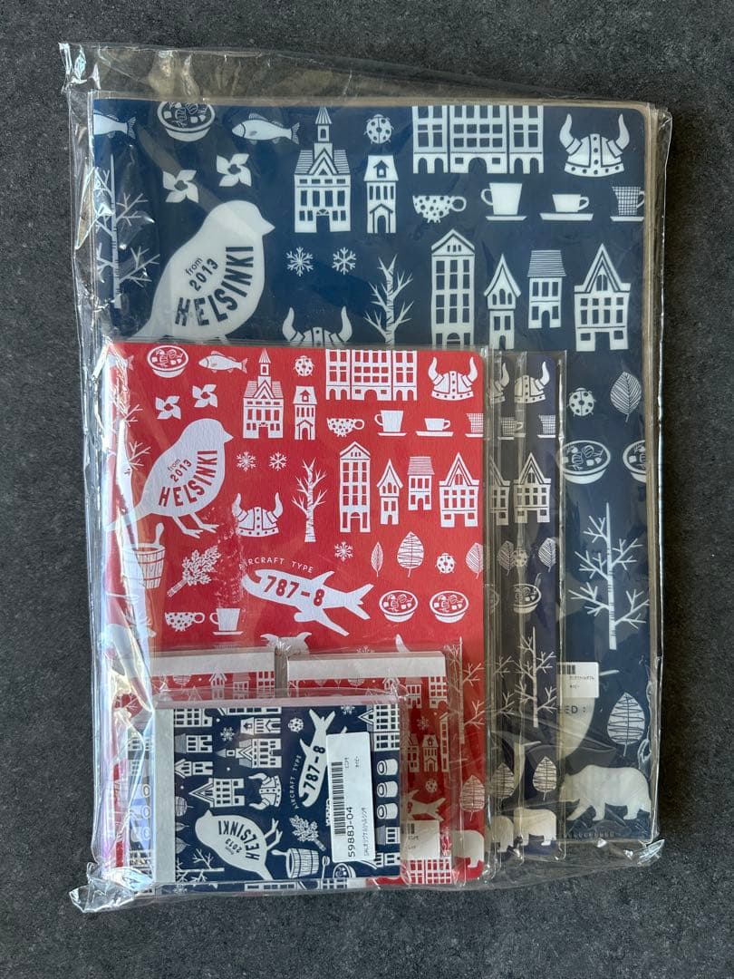 JAL クリアファイルセット 北欧デザイン