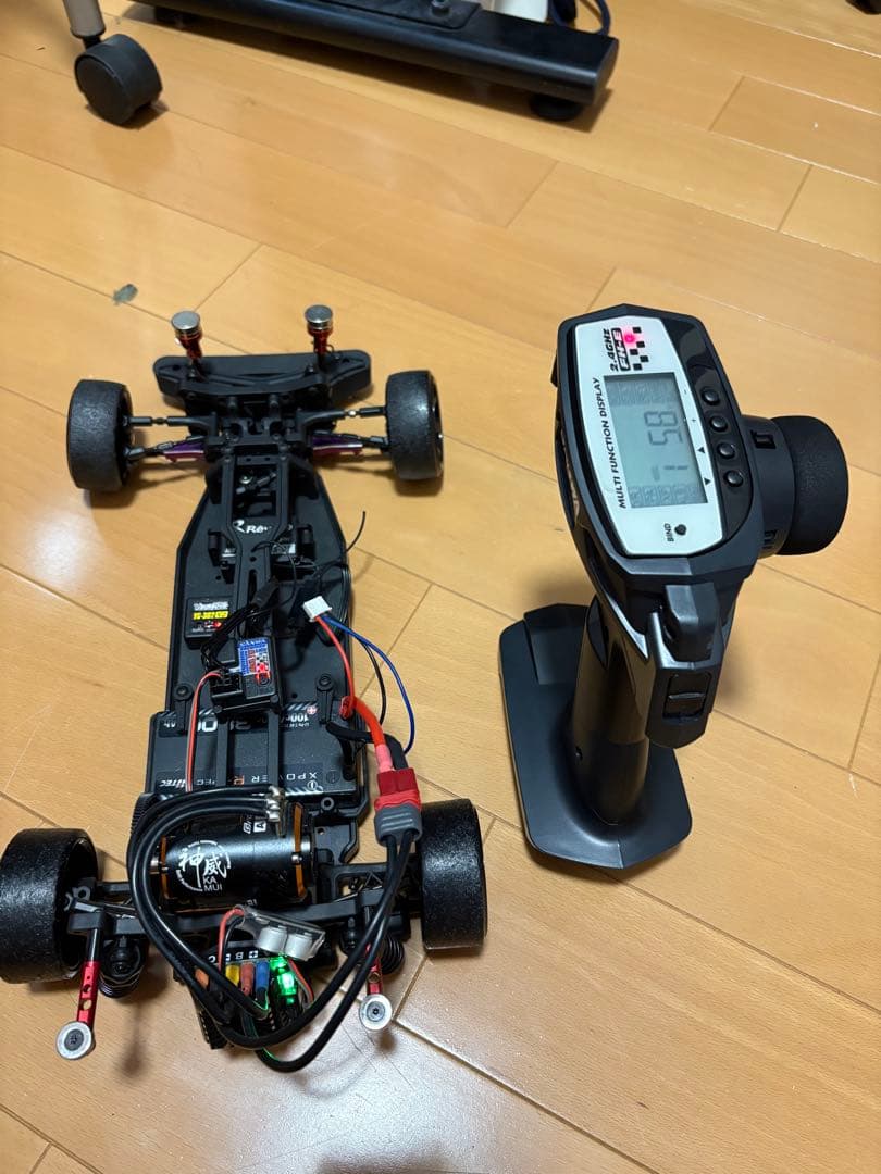 だ*ぶ様 ヨコモシャーシRD-2.0 、メカ、プロポ、おまけでスープラボディ付き