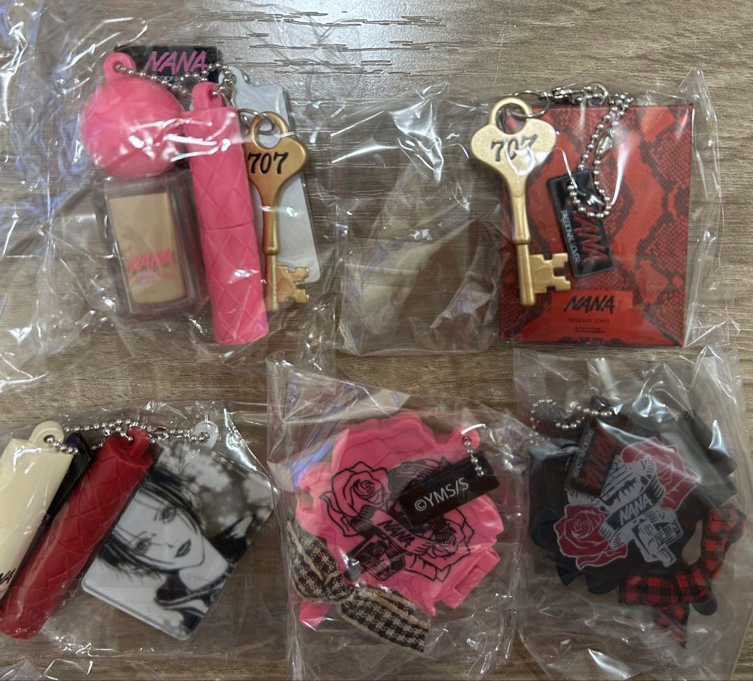 NANA ミニチャームコレクション カプセルトイ シープラ フルコンプ 鍵付2種