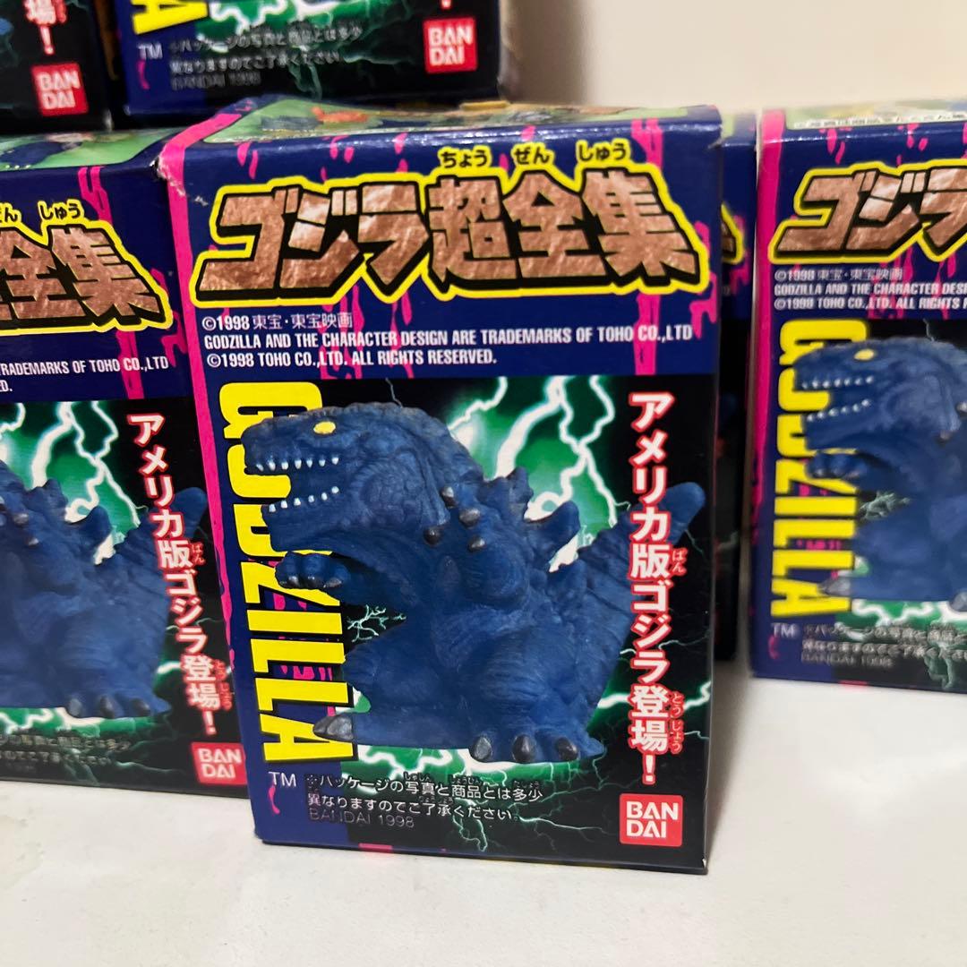 バンダイ製 ゴジラ超全集2 ソフビ フィギュア 指人形 全10種 セット
