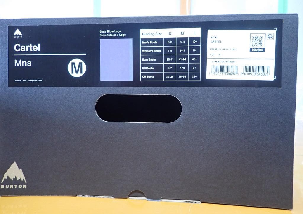 Burton 24 Cartel Re:Flex Mサイズ ブルー 程度良品