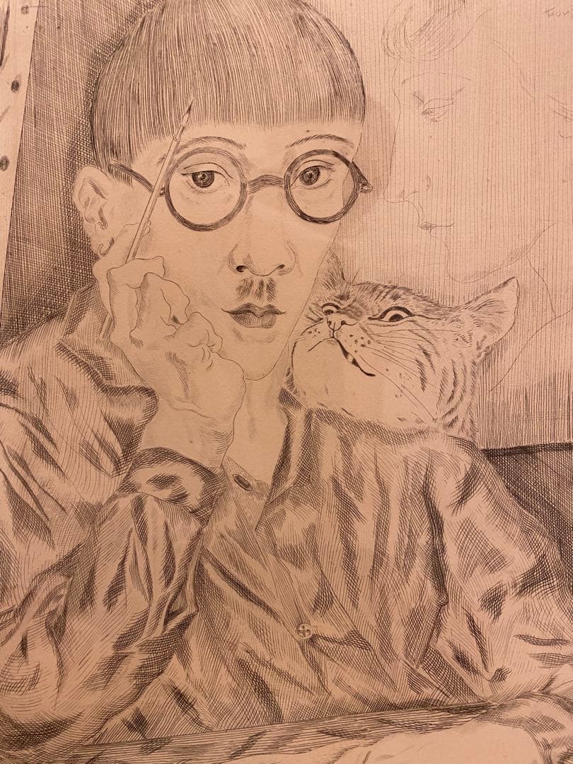 ★最終値下げ★【真作初刷】藤田嗣治　「芸術家の自画像」1927年　ルーブル美術館