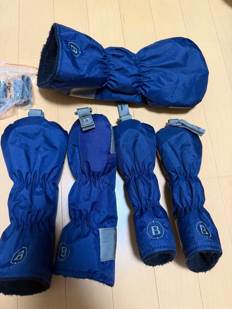 BRIEFING キャディバッグ ネイビー　ヘッドカバーセット　カートバック