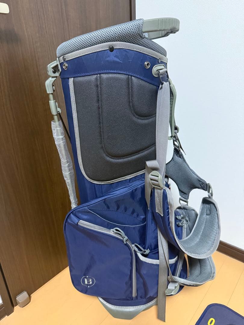 BRIEFING キャディバッグ ネイビー　ヘッドカバーセット　カートバック