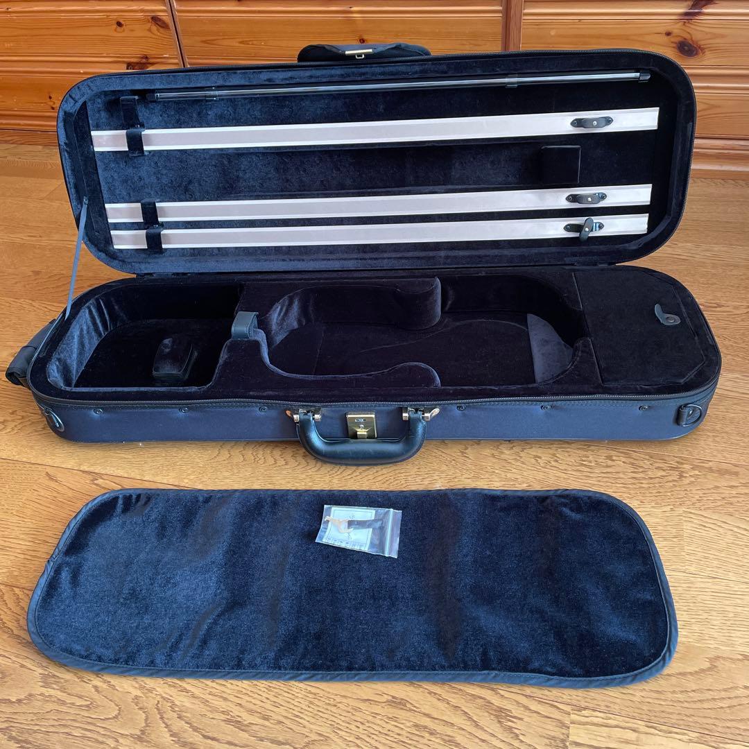 4/4ヴァイオリンケース　黒　スーパーライト