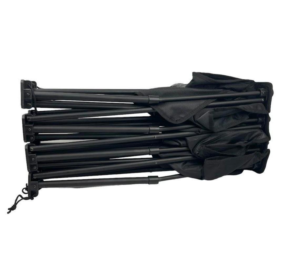 ■ホールアース■ダディー コット ベンチ ブラック 2台セット 万能チェア