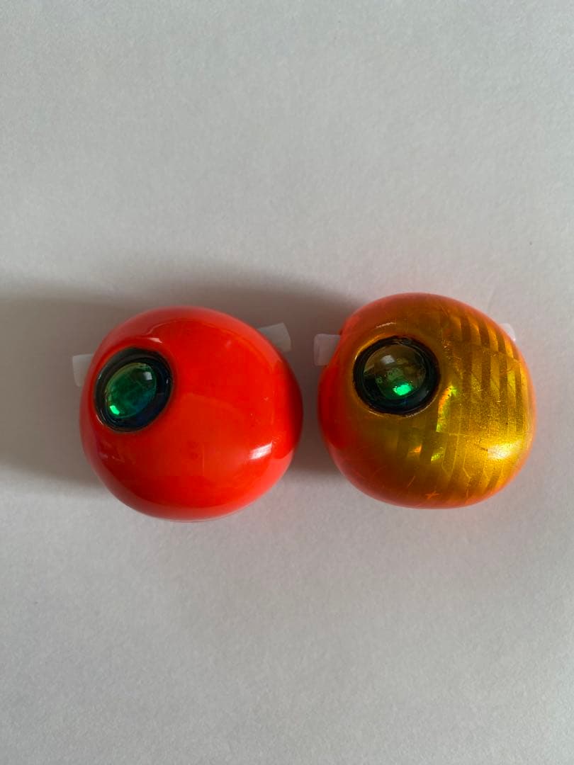 丸型オレンジ260g2個　タイラバ　鯛ラバヘッド　タングステン　送料無料