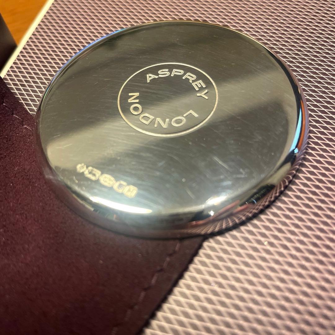 Asprey Londonスターリングシルバー メイクアップミラー