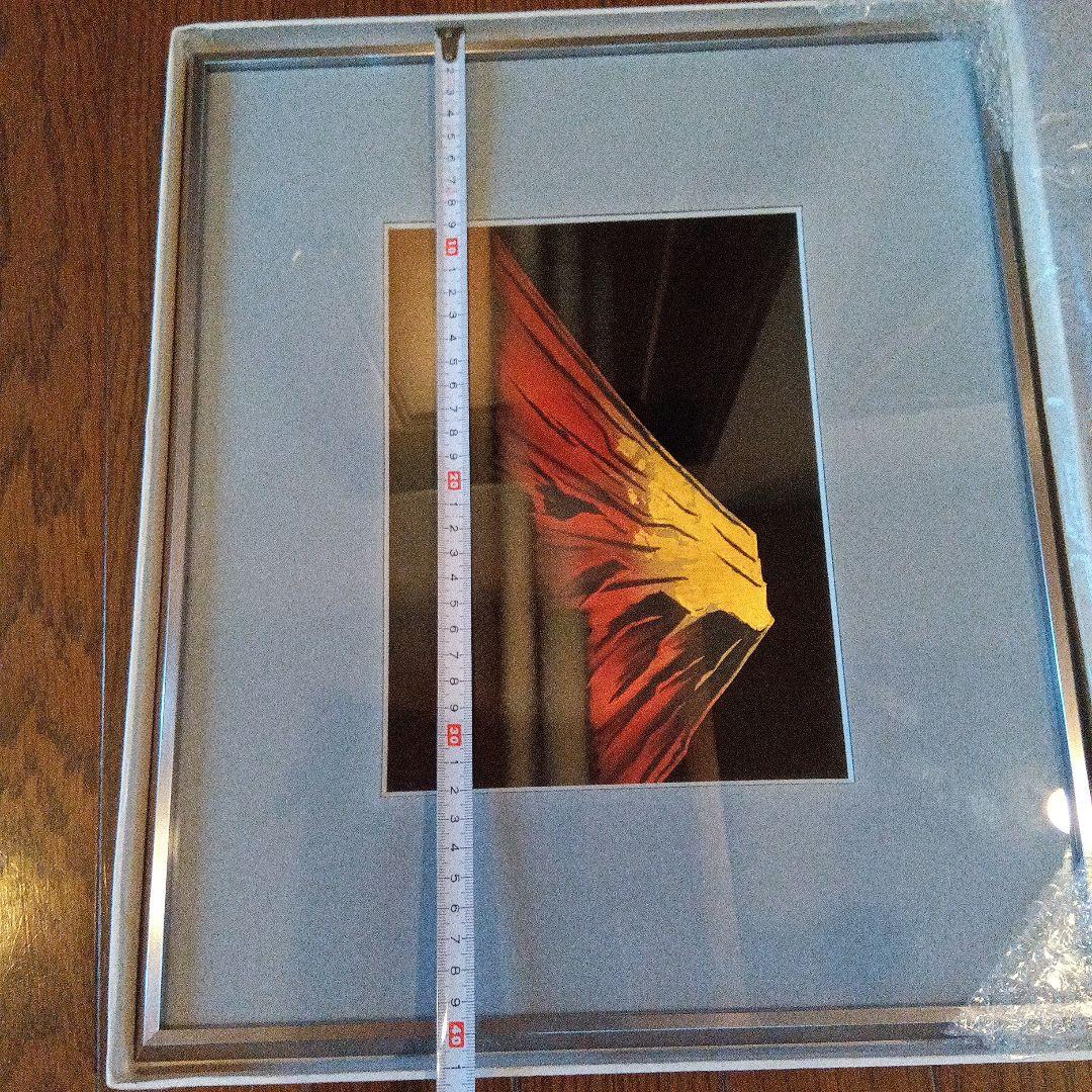 漆芸額 沈金　友田裕次　富士山　赤富士　縁起良し　幸運