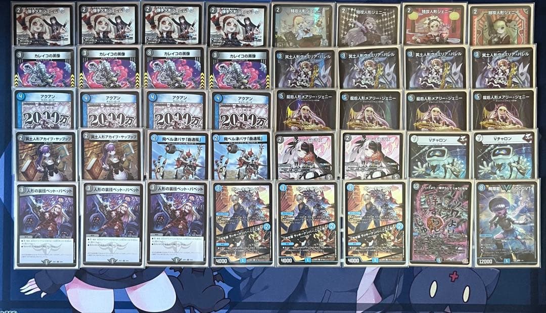 青黒デスパペットデッキ+調整パーツ40枚