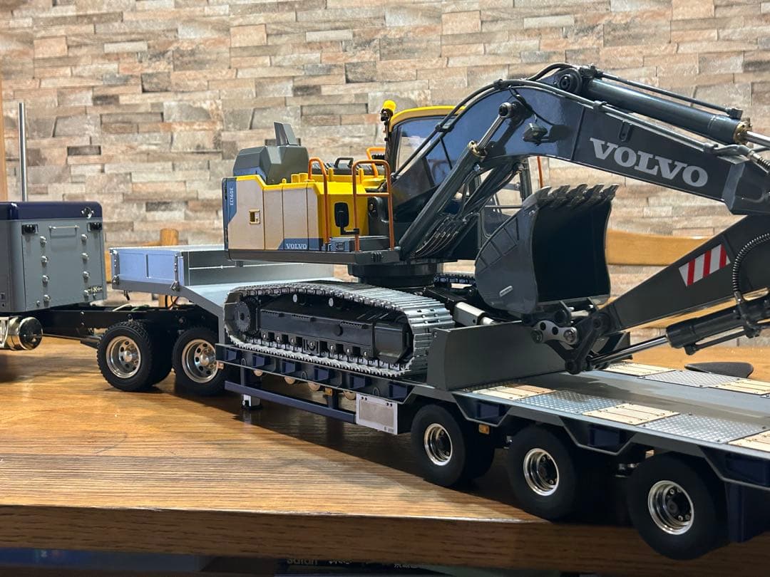 最終値下げ タミヤ1/14 低床重トレーラー フルメタル 油圧