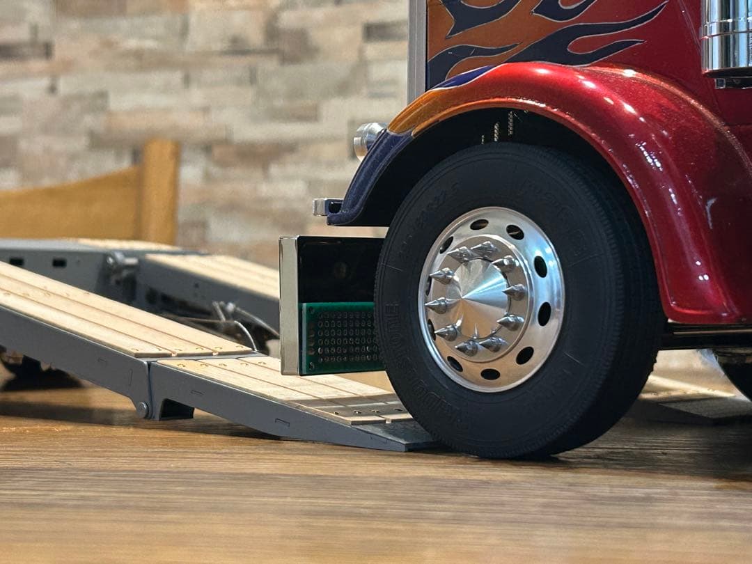 最終値下げ タミヤ1/14 低床重トレーラー フルメタル 油圧