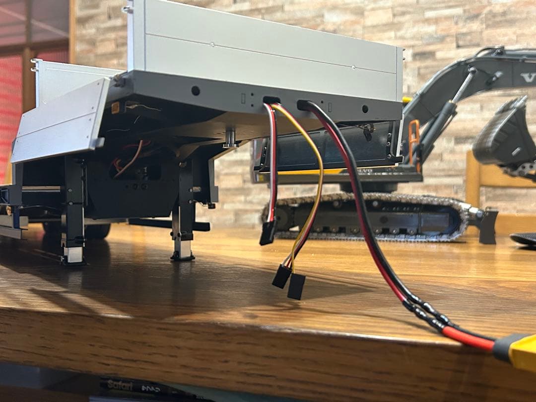 最終値下げ タミヤ1/14 低床重トレーラー フルメタル 油圧