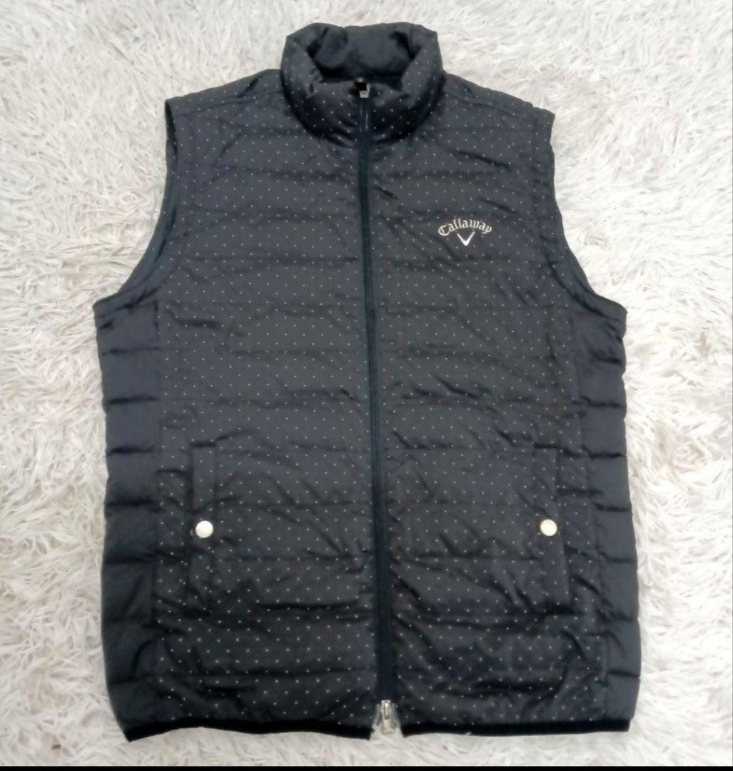 Callaway キャロウェイ　ダウン　２way　メンズ　ドット柄　M