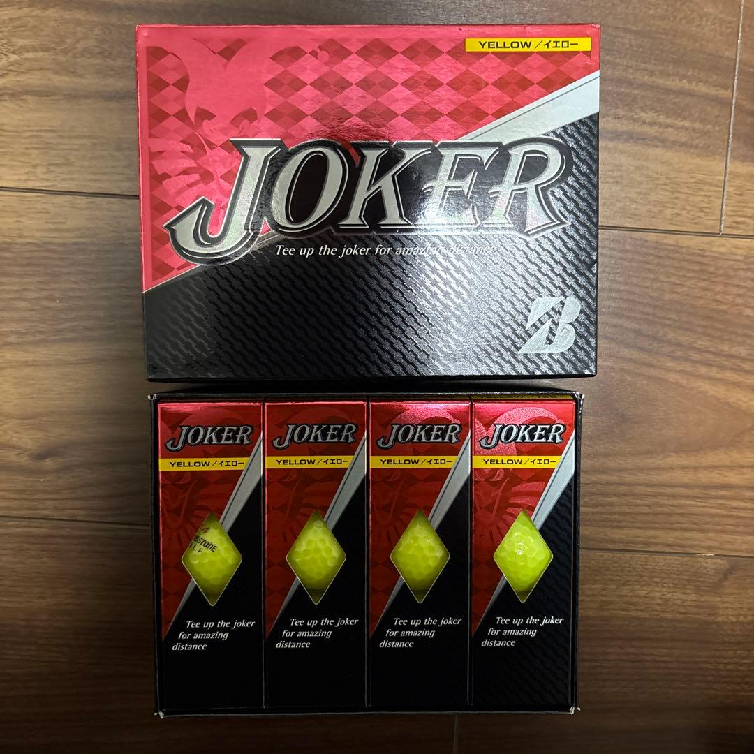 ブリヂストン JOKERゴルフボール 3ダース(白2ダース＋黄1ダース)未使用品