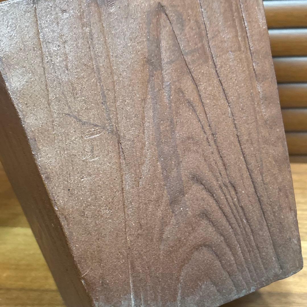 古備前■木目彫花入■器