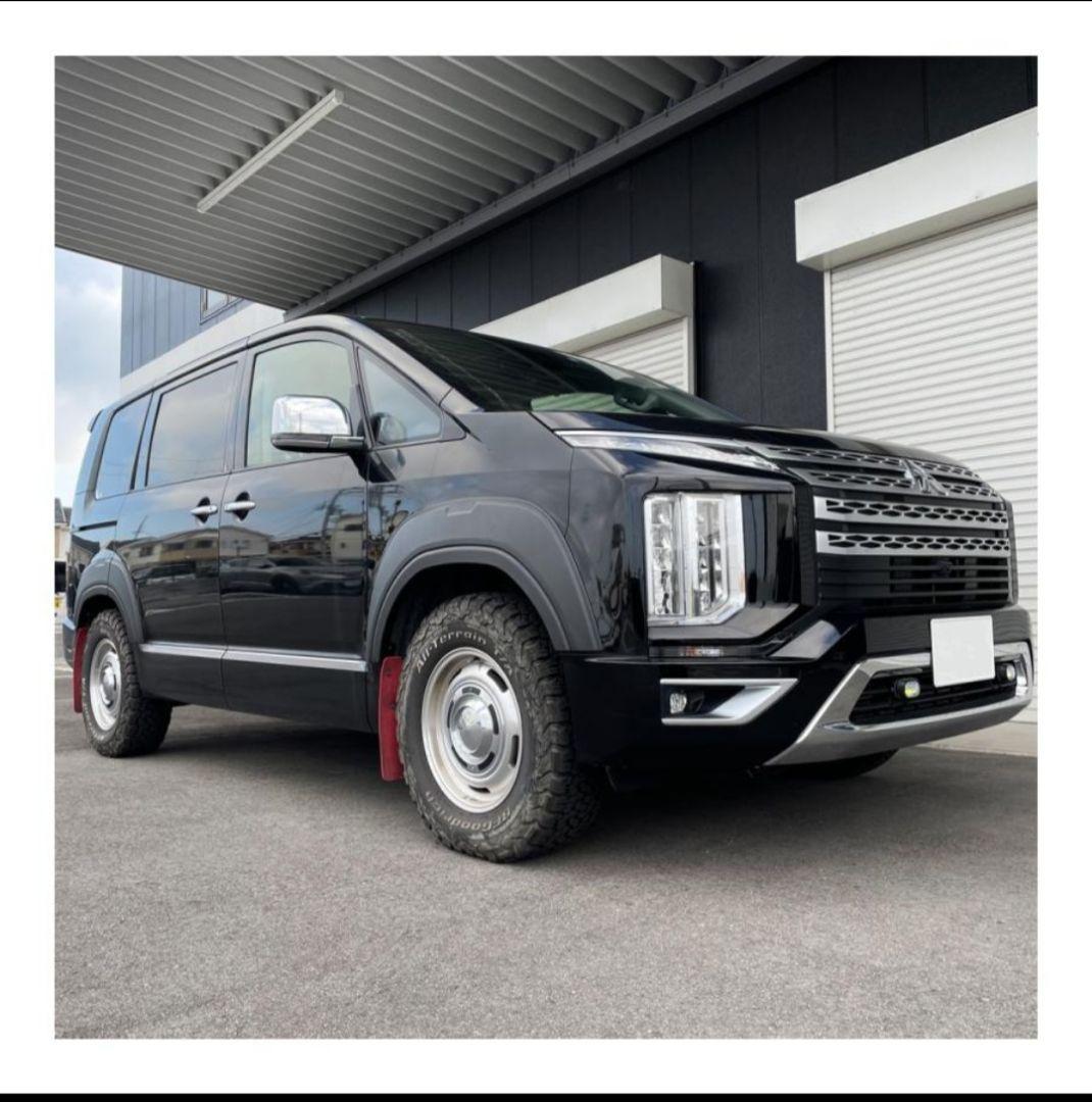 三菱 デリカ D5 後期 オーバーフェンダー フロント&リアセット