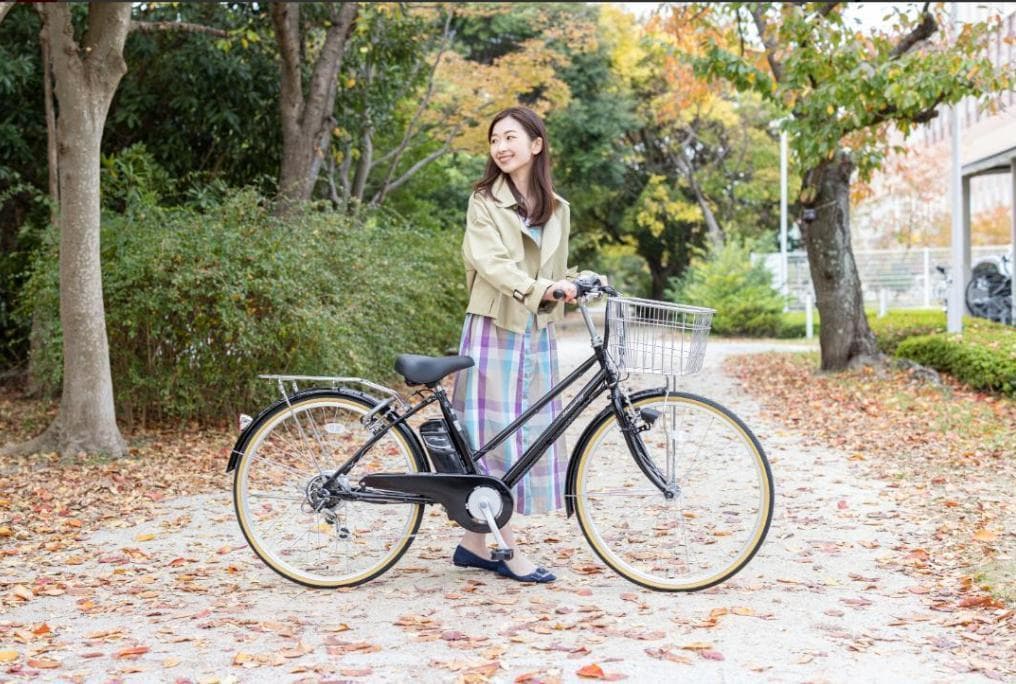 新品/送料無料　26インチ電動自転車　シマノ外装6段変速 型式認定取得　ブラック