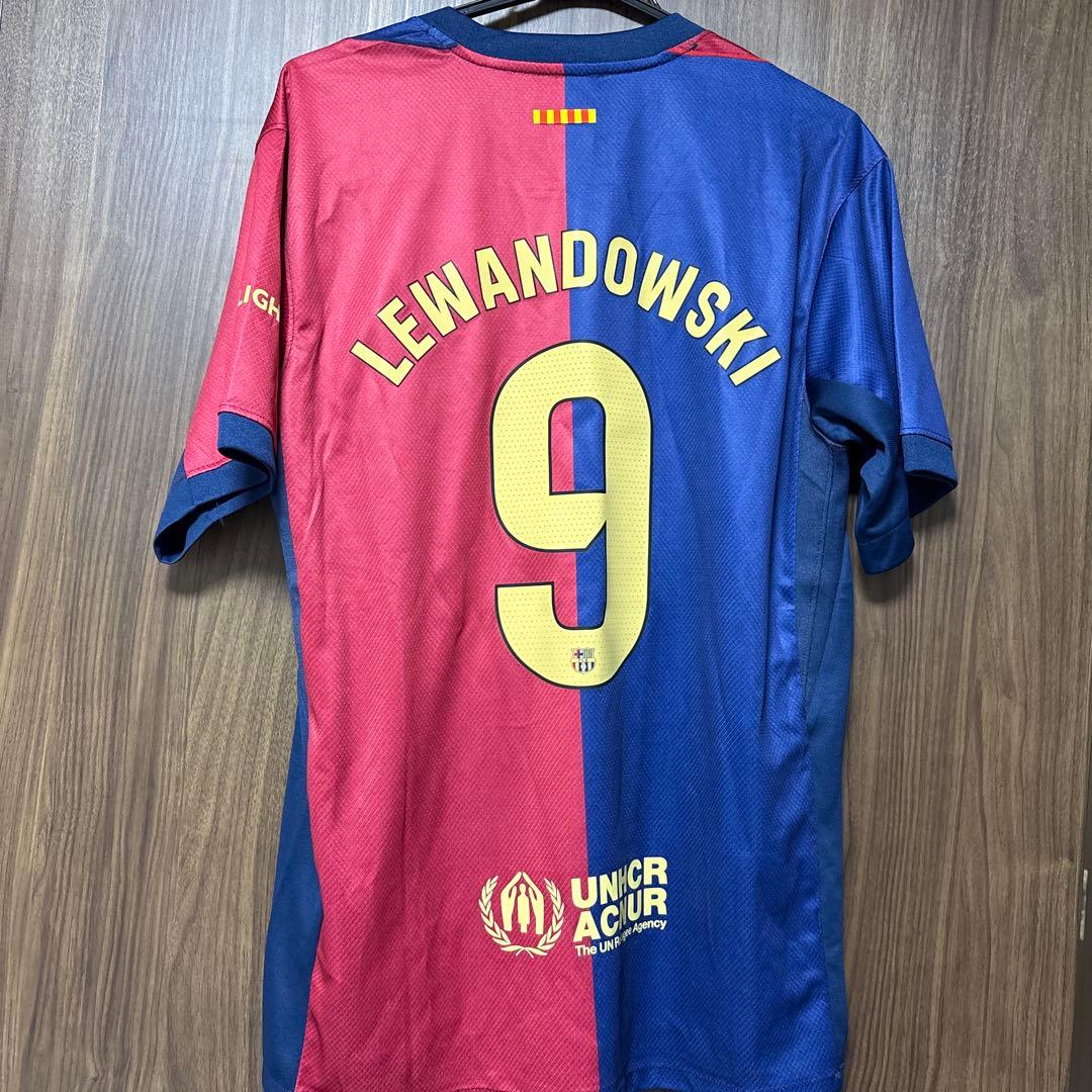FC Barcelona Lewandowski シャツ Lサイズ