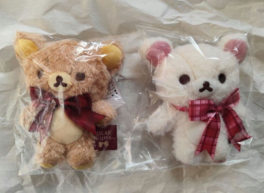 リラックマ　ロフトコラボ　ぶらさげぬいぐるみセット