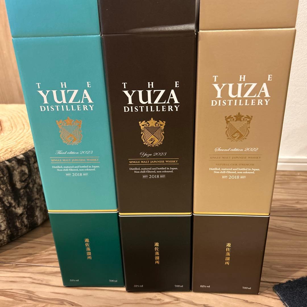 Yuza Distillery シングルモルトウイスキー 3本セット&ミニボトル