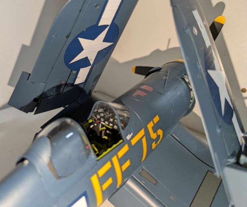 コルセアF4U-1D(プラモデル完成品1/32)