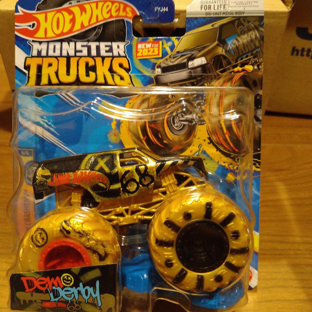 ホットウィール モンスタートラック ゴールド4種セット 希少!!