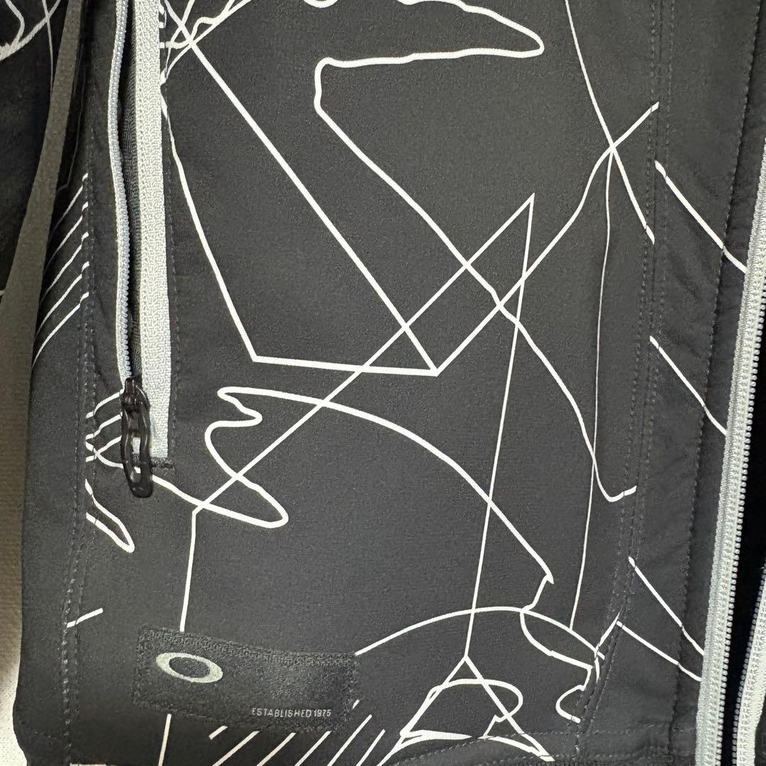 オークリー ゴルフ 長袖 メンズ スカル リバーシブル ウィンド ジャケット